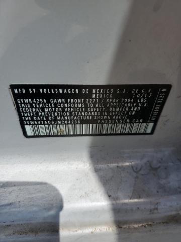 3VW547AU9JM264236 Volkswagen GTI S