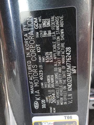 KNDJ23AU1M7762428 KIA SOUL LX
