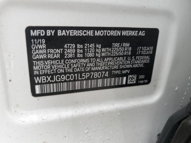 WBXJG9C01L5P78074 BMW X1 Xdrive28i