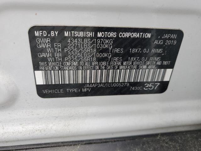JA4AP3AU1LU005279 Mitsubishi Outlander Sport Es