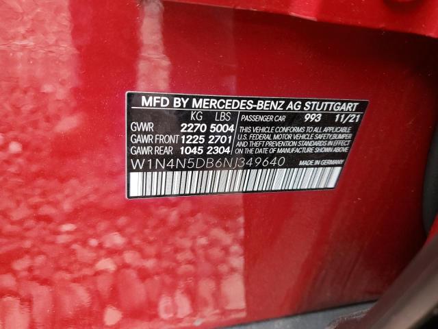 W1N4N5DB6NJ349640 Mercedes-Benz Gla 45 Amg
