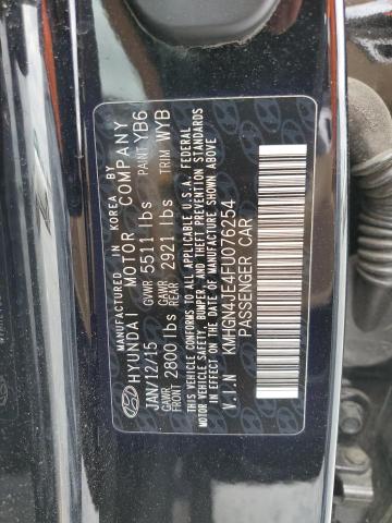 KMHGN4JE4FU076254 Hyundai Genesis 3.8l
