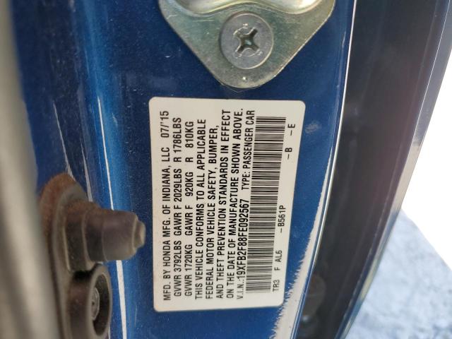 19XFB2F88FE092567 Honda CIVIC EX