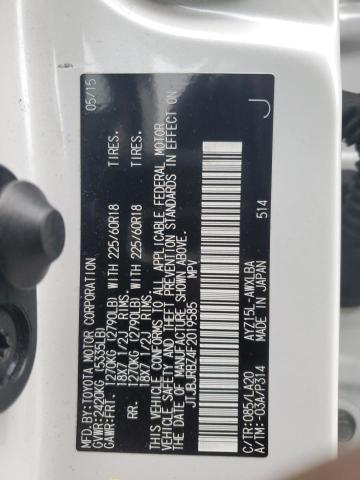 JTJBJRBZ4F2019585 Lexus NX 300H