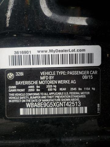 WBA8E9G5XGNT42513 BMW 328 I Sulev