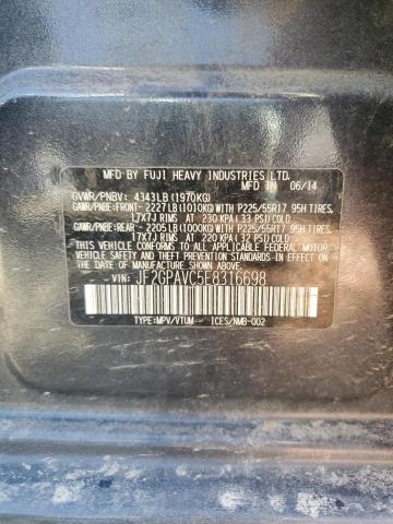 JF2GPAVC5E8316698 Subaru Xv Crosstrek 2.0 Premium