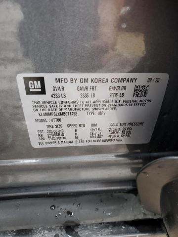 KL4MMFSLXMB071498 Buick Encore Gx Essence