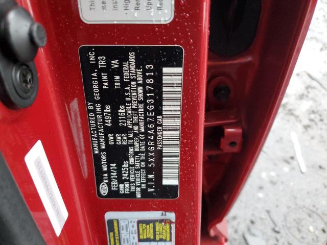 5XXGR4A67EG317813 KIA OPTIMA SX