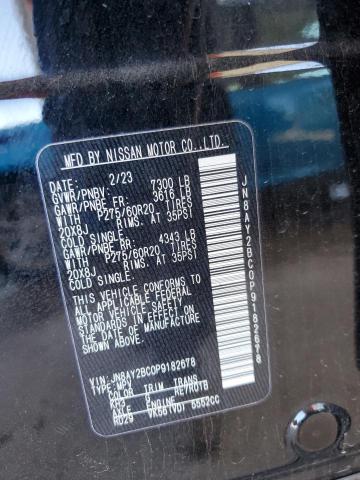 JN8AY2BC0P9182678 Nissan Armada Sl