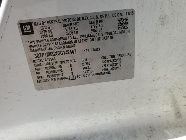 3GTP1MECXGG142447 GMC Sierra C1500 Sle