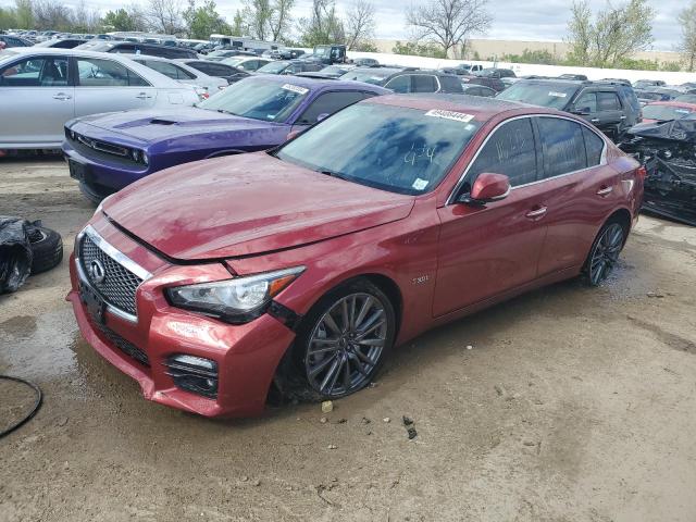 Auction sale of the 2016 Infiniti Q50 Red Sport 400, vin: JN1FV7AR1GM451512, lot number: 49408444