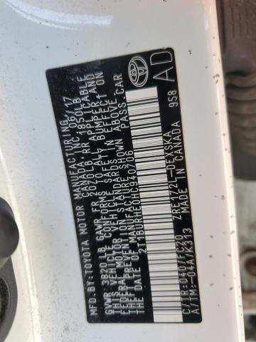 2T1BURHE0HC940706 Toyota COROLLA L