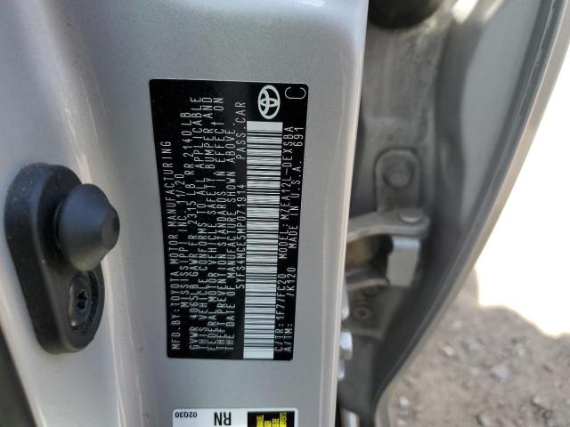 5YFS4MCE5MP071914 Toyota COROLLA SE