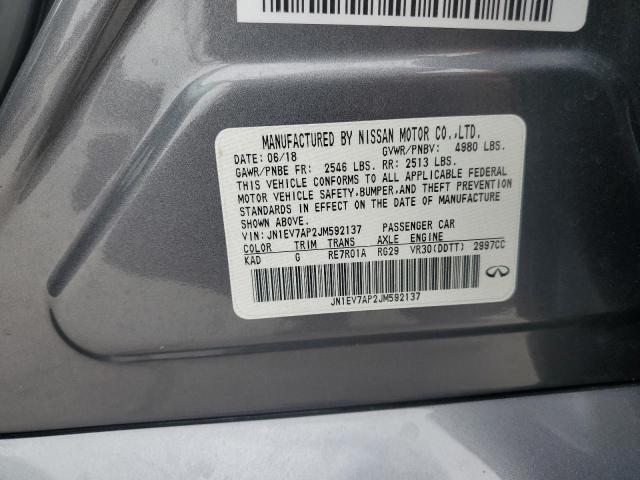 JN1EV7AP2JM592137 Infiniti Q50 LUXE