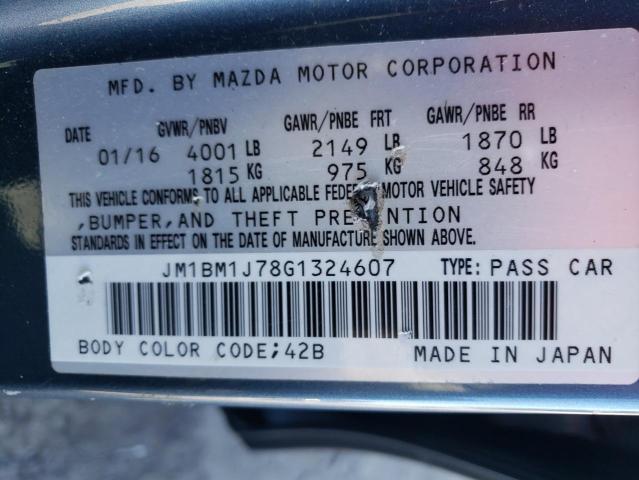 JM1BM1J78G1324607 Mazda 3 SPORT