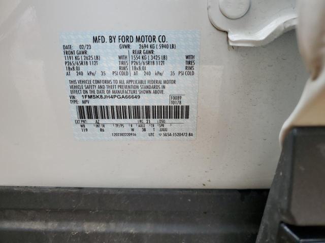 1FMSK8JH4PGA66649 Ford Explorer Timberline