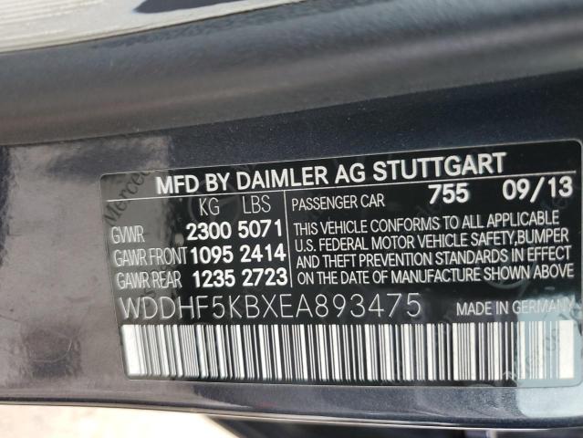 WDDHF5KBXEA893475 Mercedes-Benz E 350