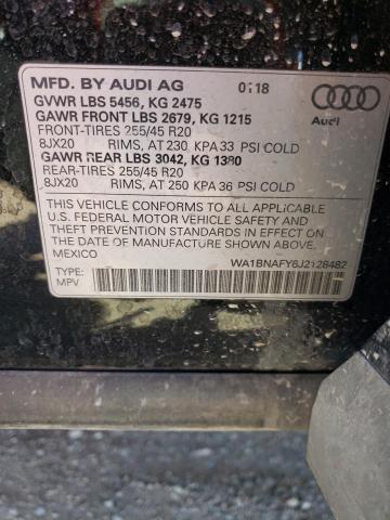 WA1BNAFY6J2128482 Audi Q5 Premium Plus
