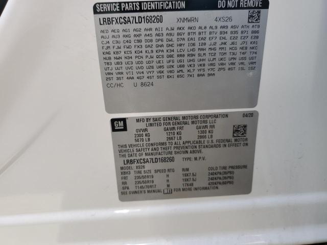 LRBFXCSA7LD168260 Buick Envision Essence