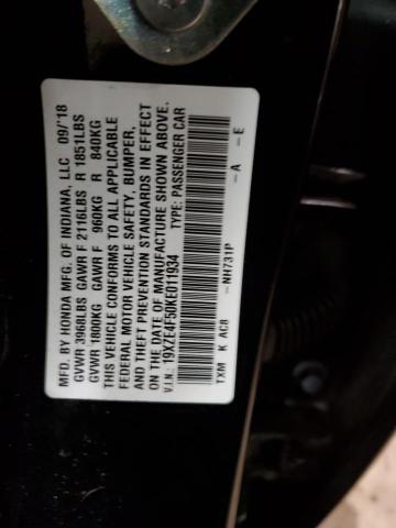 19XZE4F50KE011934 Honda INSIGHT EX