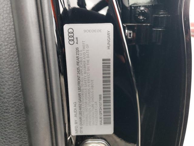 WAUB1GFF2H1011868 Audi S3 Premium Plus