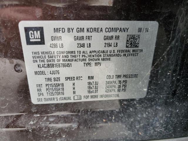 KL4CJBSB1EB786451 Buick Encore Convenience