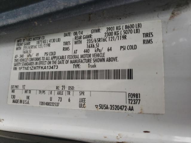 1FTNE1ZM7FKA13473 Ford Transit T-150