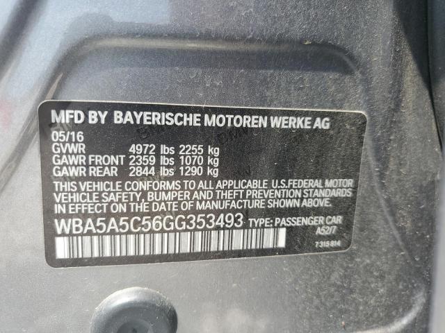 WBA5A5C56GG353493 BMW 528 I