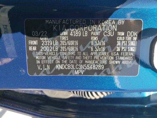 KNDCB3LC3N5548289 KIA NIRO LX