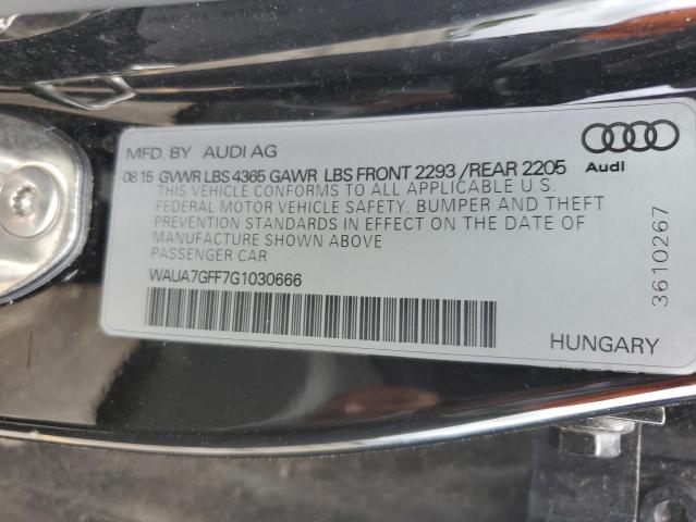 WAUA7GFF7G1030666 Audi A3 PREMIUM