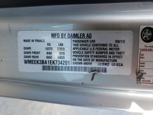 WMEEK3BA1EK734201 Smart Fortwo Passion