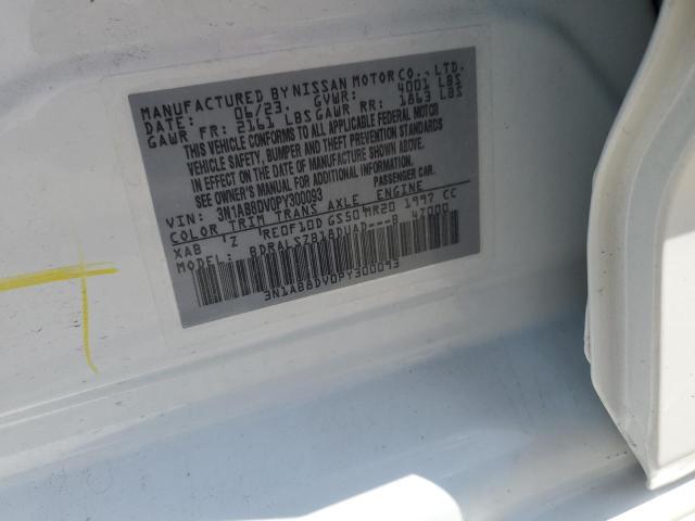 3N1AB8DV0PY300093 Nissan SENTRA SR