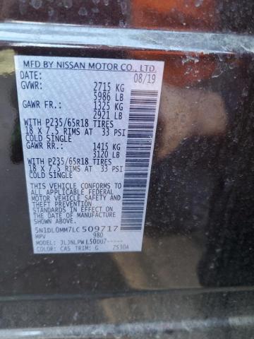 5N1DL0MM7LC509717 Infiniti QX60 LUXE