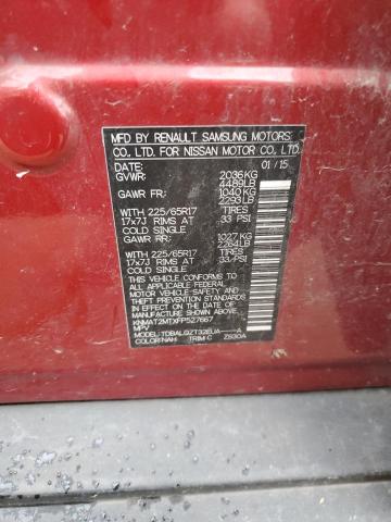 KNMAT2MTXFP527667 Nissan ROGUE S