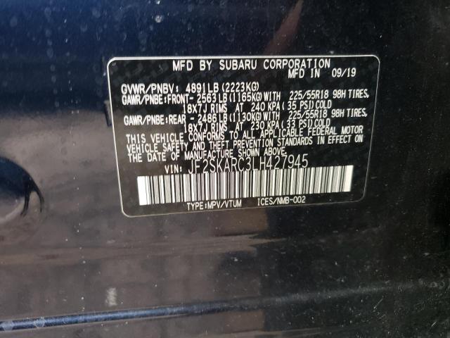 JF2SKARC3LH427945 Subaru Forester Sport