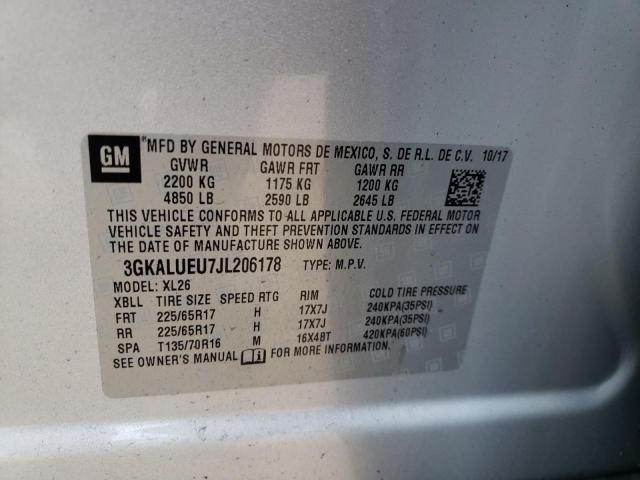 3GKALUEU7JL206178 GMC Terrain Sle