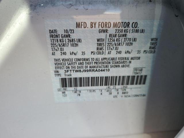 3FTTW8J99RRA04410 Ford Maverick Xlt