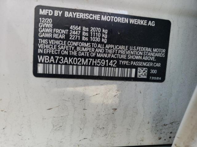 WBA73AK02M7H59142 BMW 228XI