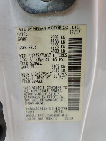 1N6AA1C31JN514079 Nissan TITAN XD S