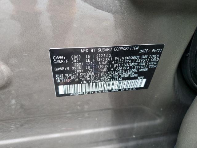 4S4WMARD6M3452996 Subaru Ascent Touring