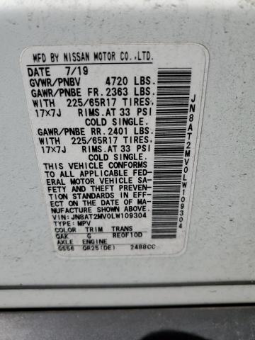 JN8AT2MV0LW109304 Nissan ROGUE S