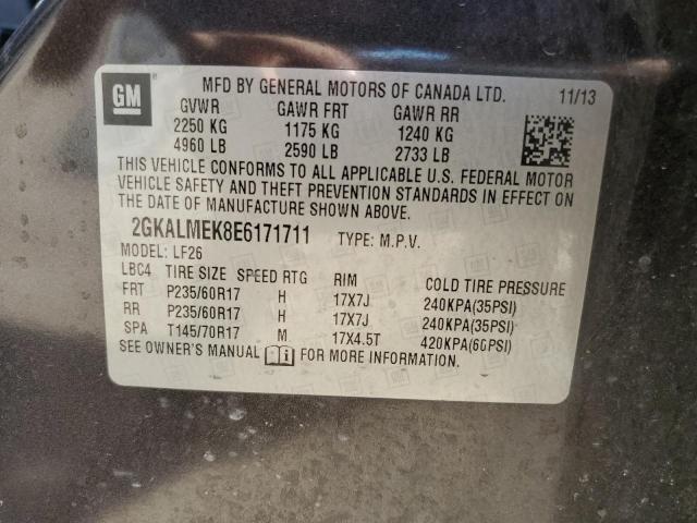 2GKALMEK8E6171711 GMC Terrain Sle