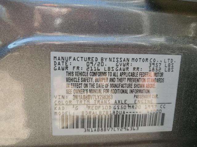 3N1AB8BV7LY296363 Nissan SENTRA S
