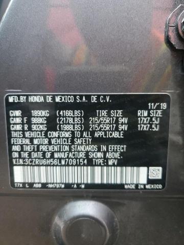 3CZRU6H56LM709154 Honda HR-V EX
