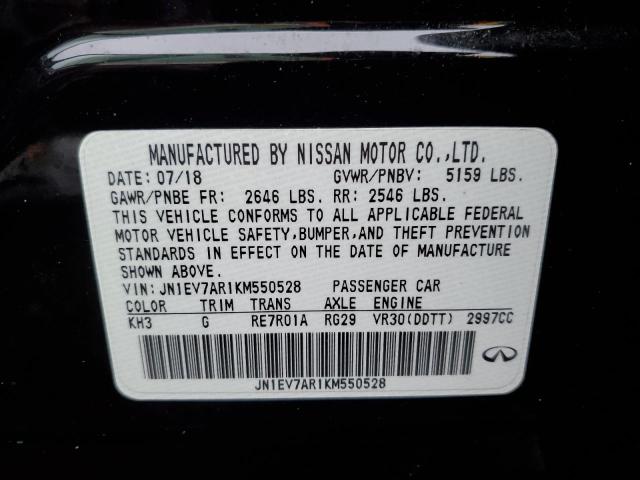 JN1EV7AR1KM550528 Infiniti Q50 LUXE