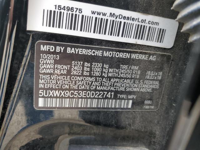 5UXWX9C53E0D22741 BMW X3 Xdrive28i