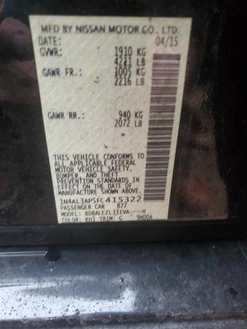 1N4AL3AP5FC415322 Nissan ALTIMA 2.5