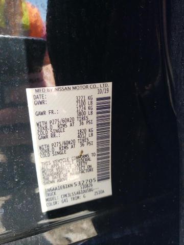 1N6AA1E61KN532705 Nissan Titan Platinum Reserve