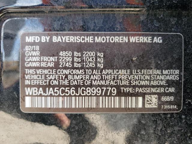 WBAJA5C56JG899779 BMW 530 I