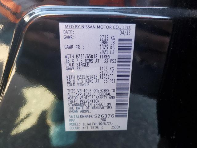 5N1AL0MN4FC526376 Infiniti QX60